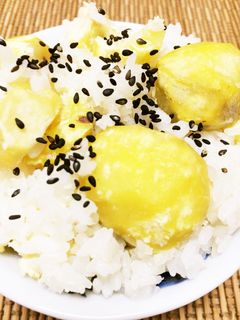 ほくほく栗ご飯♪-レシピのメイン写真