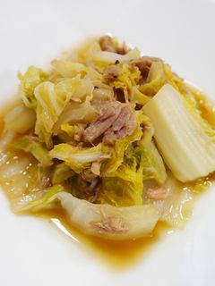 白菜とシーチキンのちゃちゃっと煮-レシピのメイン写真