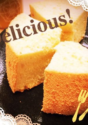 米粉シフォンケーキ ＊無添加＊-レシピのメイン写真