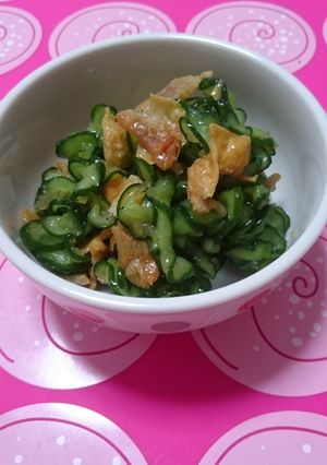 止まらない！！キュウリと鶏皮のマリネ-レシピのメイン写真