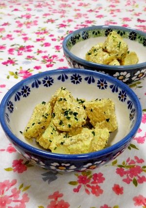 アマランサスでカレー味タラポテサラダ風✿-レシピのメイン写真