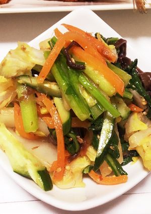 白菜と小松菜の味噌風味サラダ-レシピのメイン写真