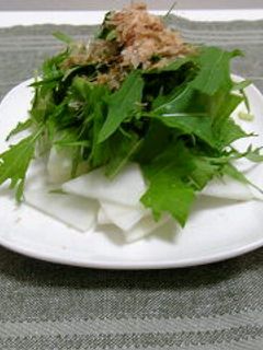簡単!水菜のサラダ-レシピのメイン写真