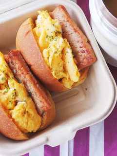 糖質制限ブランパンで!スパムエッグサンド-レシピのメイン写真