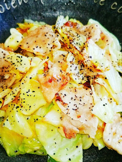 キャベツと豚の塩バター炒め♡-レシピのメイン写真
