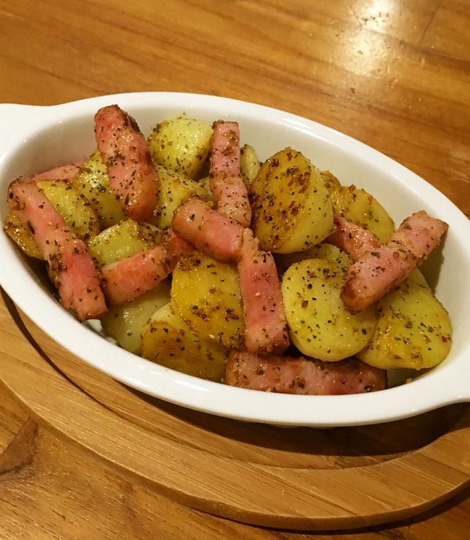 レンジで時短！簡単ジャーマンポテト♡ by cocookstd 【クックパッド