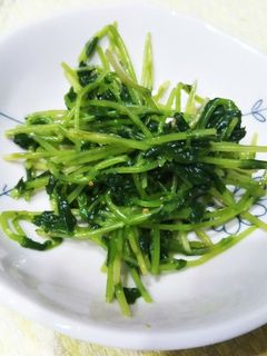 豆苗のナムル-レシピのメイン写真