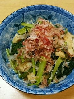 青菜と油揚げの炊いたん-レシピのメイン写真