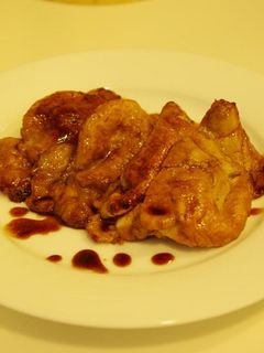 豚ロースの黒酢照り焼き-レシピのメイン写真