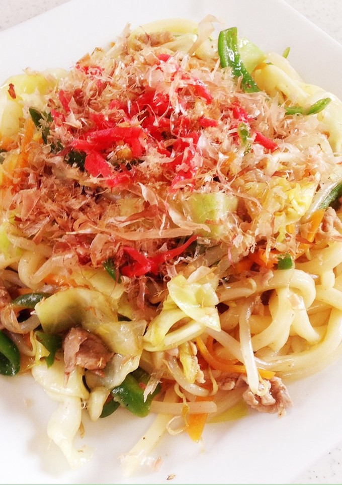 和風 焼うどん♡-レシピのメイン写真