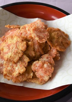 簡単手作り！海老たっぷりのせんべい-レシピのメイン写真