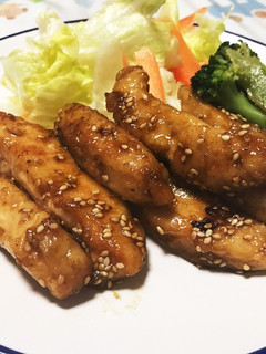 鶏胸肉の甘辛スティック-レシピのメイン写真