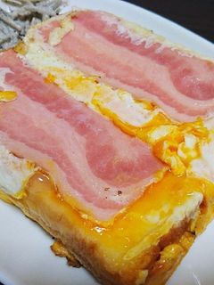 ベーコン玉子トースト-レシピのメイン写真