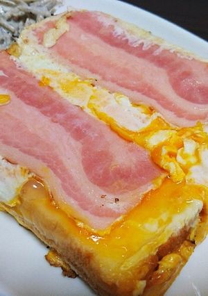 ベーコン玉子トースト-レシピのメイン写真