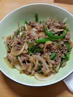 牛肉と玉ねぎのオイスターソース炒め-レシピのメイン写真