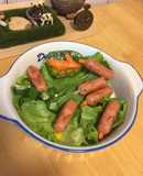 お弁当に♪ウインナーの飾り切り(うさぎ)
