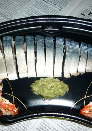 汐鯖で生ずし(しめ鯖）-レシピのメイン写真