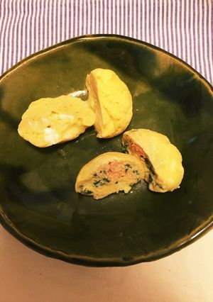 お弁当に♪レンジで簡単！まんまる卵焼き-レシピのメイン写真