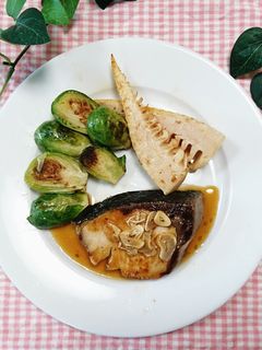 リケンのノンオイルで ぶりステーキ-レシピのメイン写真