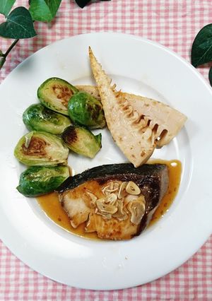 リケンのノンオイルで ぶりステーキ-レシピのメイン写真
