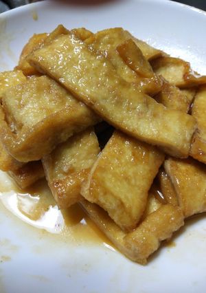 厚揚げの照りマヨ焼き-レシピのメイン写真