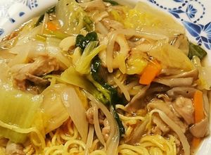 揚げそば☆麺を焼いた揚げそば～簡単！-レシピのメイン写真