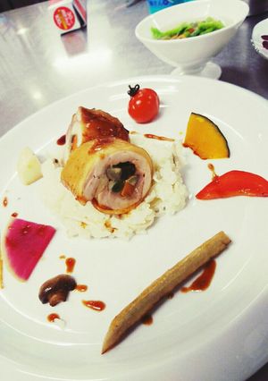 彩り野菜の鶏肉ロール(鶏肉ファルス)-レシピのメイン写真