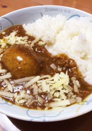 春カレーチーズ乗せ-レシピのメイン写真