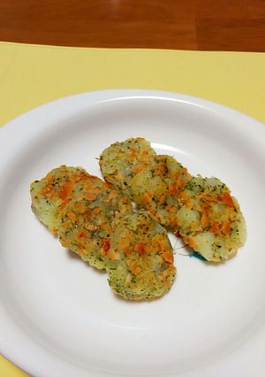 納豆とポテトのおやき～離乳食後期～-レシピのメイン写真