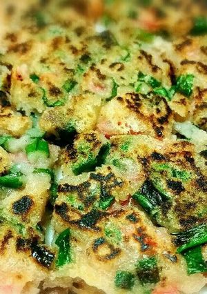 お好み焼き粉deチヂミ♡-レシピのメイン写真