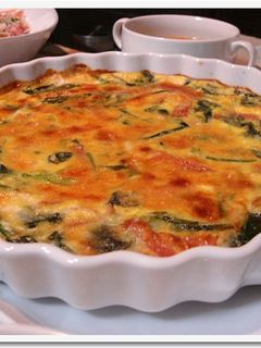 混ぜて焼くだけ♥簡単ほうれん草キッシュ♥-レシピのメイン写真