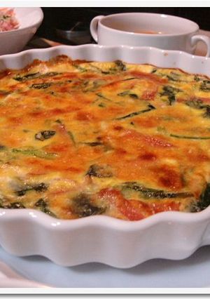 混ぜて焼くだけ♥簡単ほうれん草キッシュ♥-レシピのメイン写真