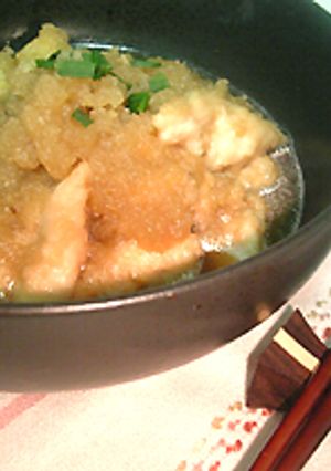 ナスと鶏でお手軽揚げ出し♪-レシピのメイン写真
