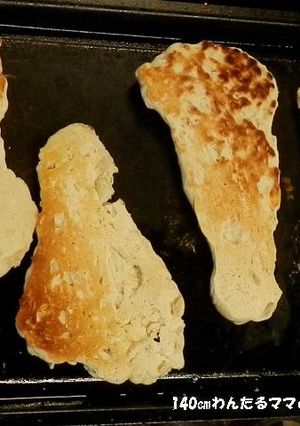 アウトドアで簡単★ポリ袋ナン-レシピのメイン写真