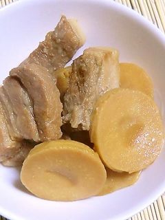 豚バラ肉と新タケノコの、甘辛煮-レシピのメイン写真