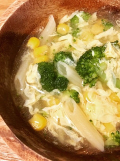 とろ〜り中華風マカロニスープ-レシピのメイン写真