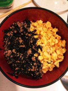 ひじきそぼろ丼-レシピのメイン写真