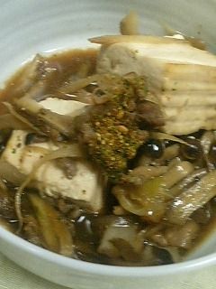 ごぼうたっぷり肉豆腐-レシピのメイン写真