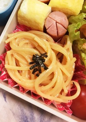 お弁当に☆明太子パスタ☆簡単-レシピのメイン写真