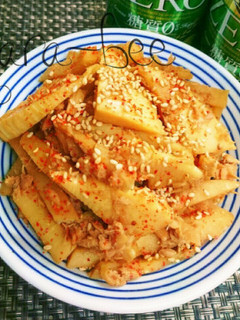 混ぜご飯にも◎たけのこの中華きんぴら-レシピのメイン写真
