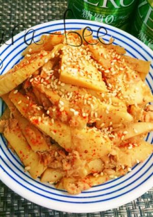 混ぜご飯にも◎たけのこの中華きんぴら-レシピのメイン写真