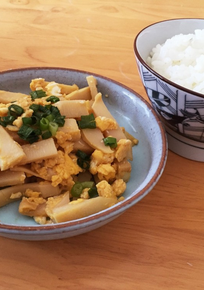 簡単！ 筍 の 卵とじ-レシピのメイン写真