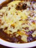 簡単＊半熟卵の焼きチーズカレードリア