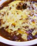 簡単＊半熟卵の焼きチーズカレードリア