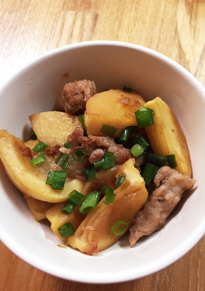たけのこと豚肉の甘辛炒め煮-レシピのメイン写真