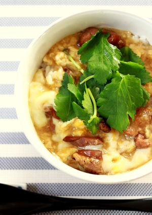 ３分で完成♪ふわとろたまご丼-レシピのメイン写真