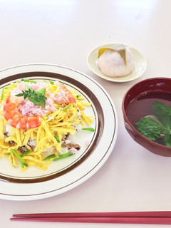 ひなずし・潮汁・桜餅-レシピのメイン写真