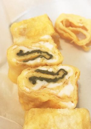 お弁当に☆納豆のタレと海苔入りたまご焼き-レシピのメイン写真