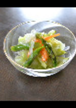 チンで簡単!春野菜マリネファースト-レシピのメイン写真