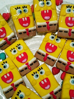 簡単☆かわいいクッキー☆スポンジボブ-レシピのメイン写真